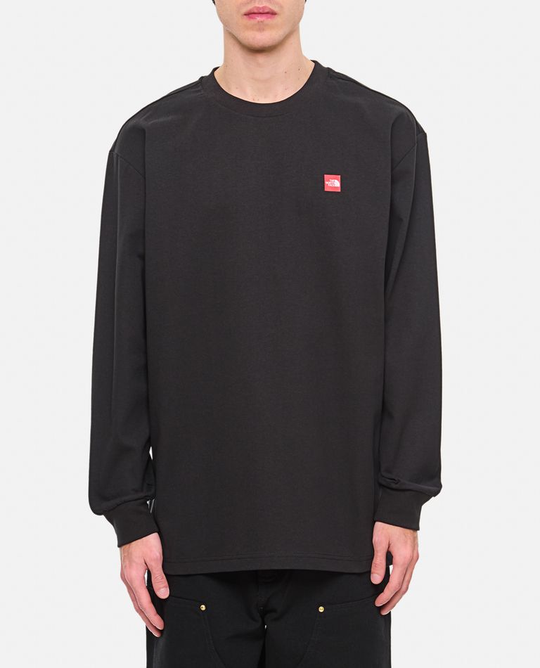 Shop The North Face Long Sleeve T-shirt In Black