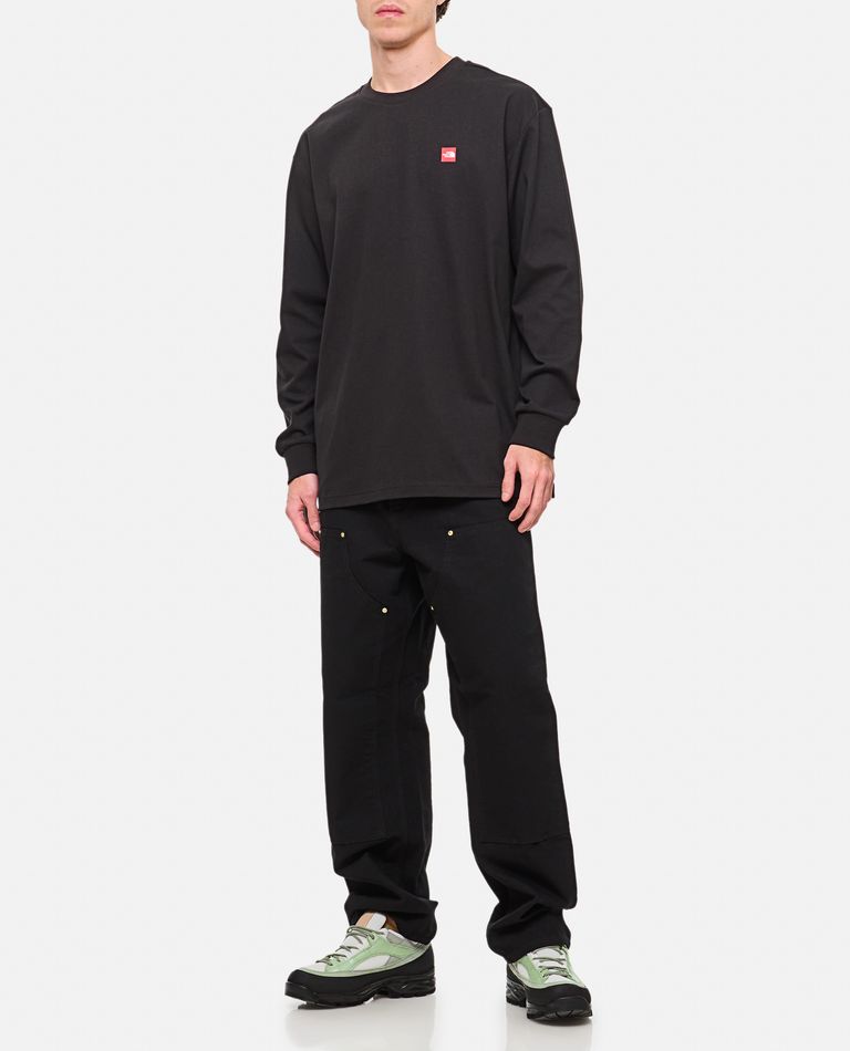 Shop The North Face Long Sleeve T-shirt In Black