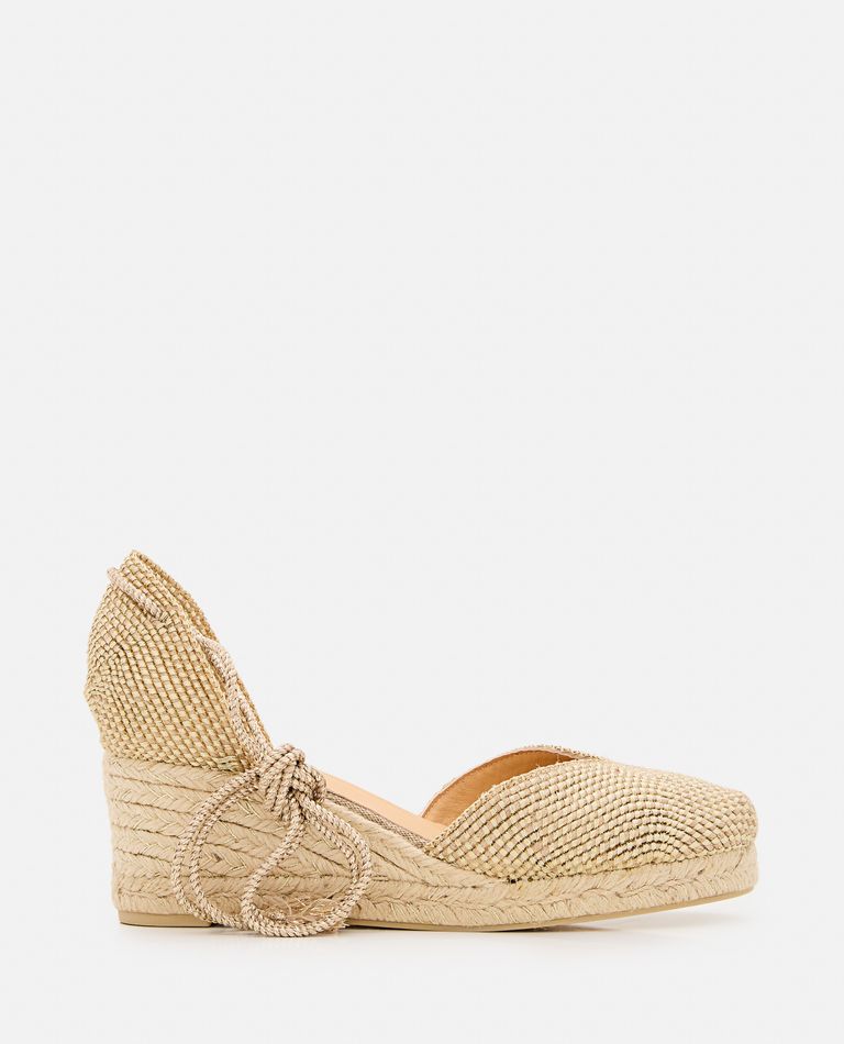 Castaã±er Castañer Cora/6/256 Wedge Espadrilles In Gold