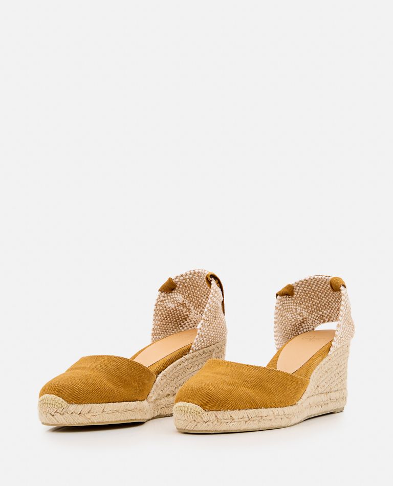 Castaã±er Espadrillas Wedge In Brown