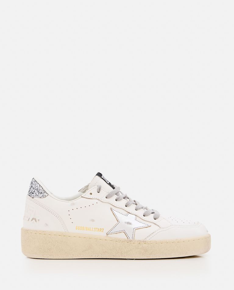 Golden Goose Ballstar Sneakers In White