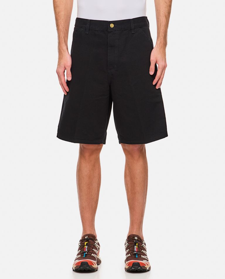 Carhartt Regular Waist Relaxed Fit Single Knee Shorts In Black
