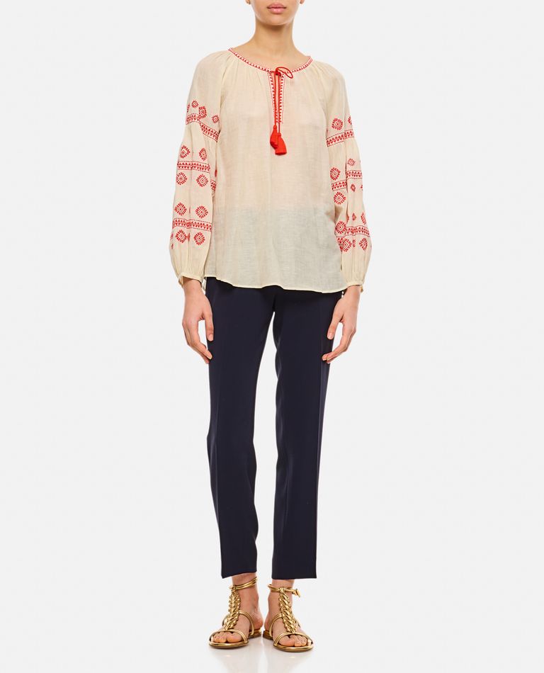 Alberto Biani Trouser In Blue