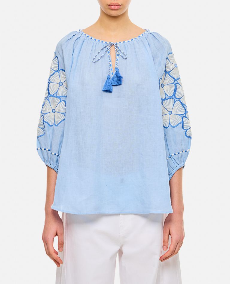 Benaras By Citrus Top In Sky Blue