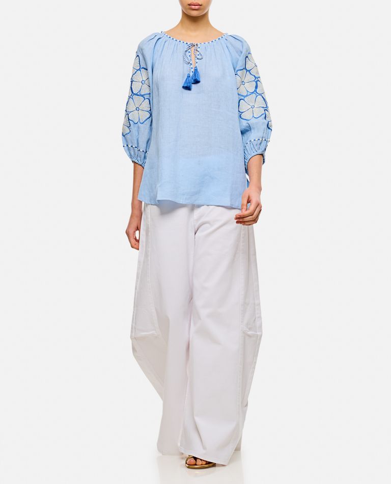 Benaras By Citrus Top In Sky Blue