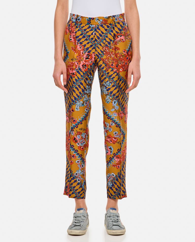 Alberto Biani Trouser In Gold