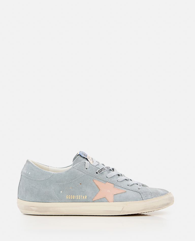 Shop Golden Goose Super Star Sneakers In Grey