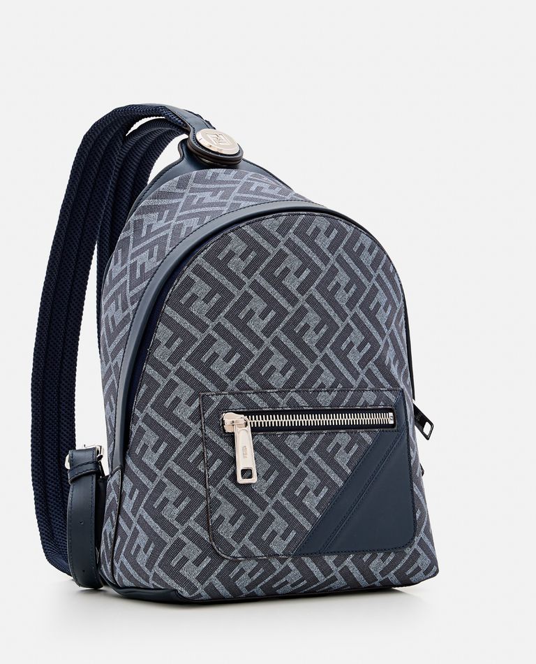 Shop Fendi Backpack In Blue