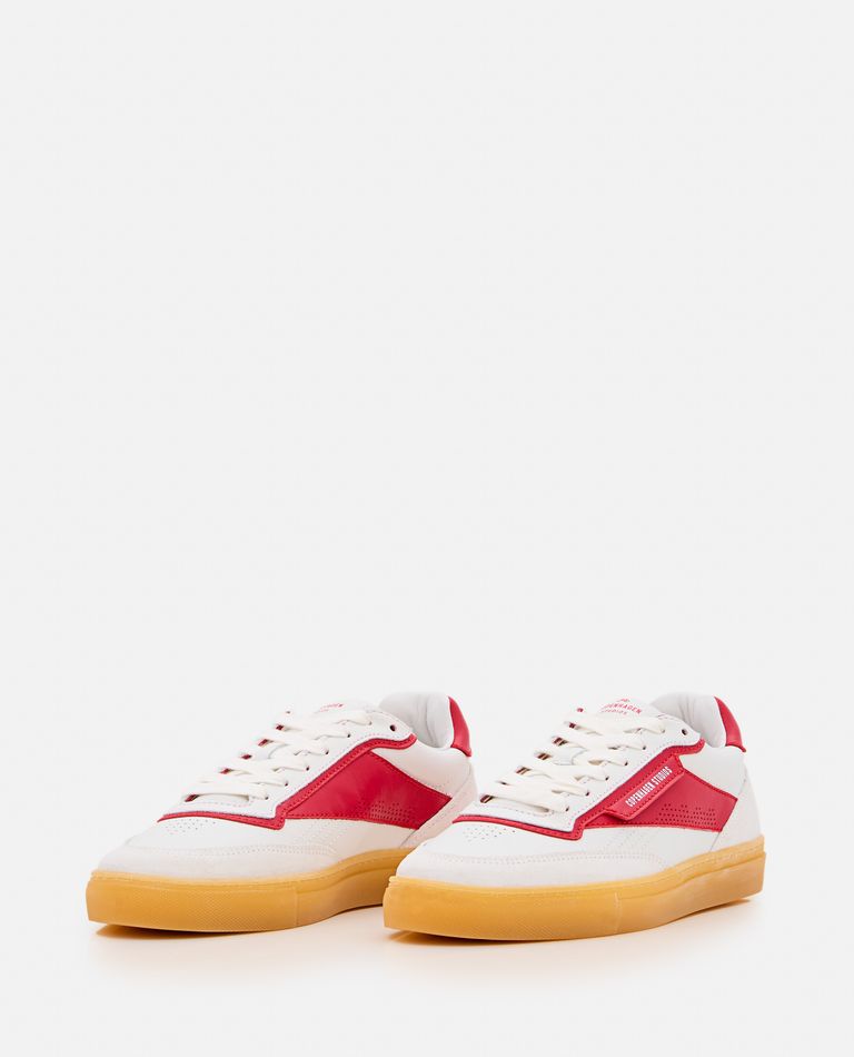 Copenhagen Studios White Sneakers With Italian Suede And Padded Insole In White