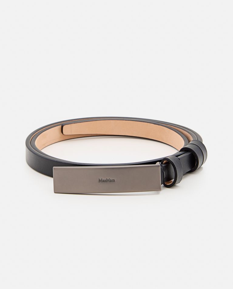 Shop Max Mara Belt In Black
