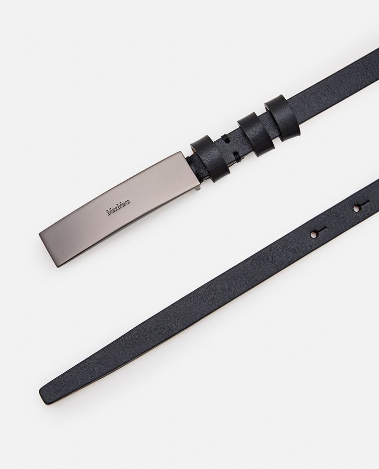Shop Max Mara Belt In Black