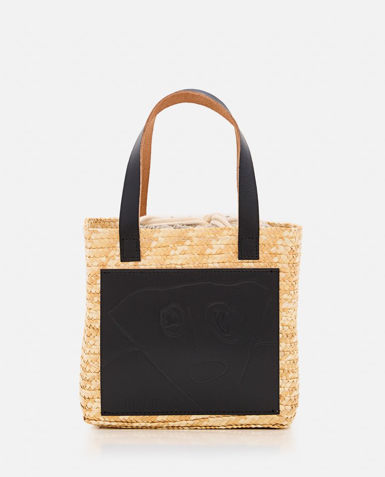 Plan C Mini Shopper In Beige
