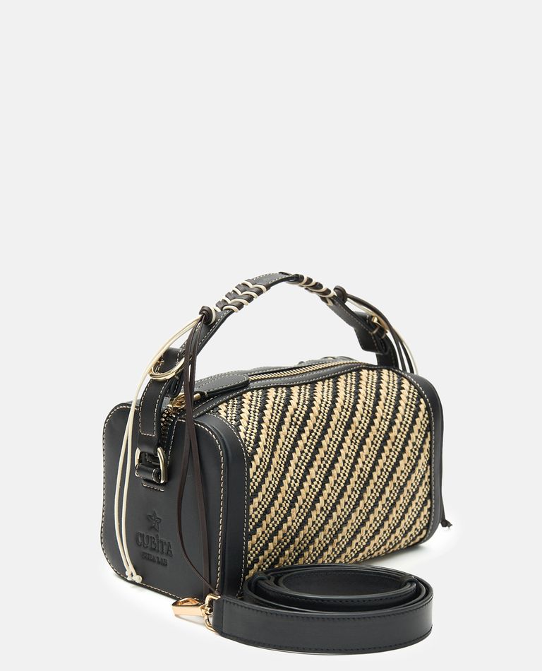 Cuba Lab Cubanita Stuoia Handbag In Black