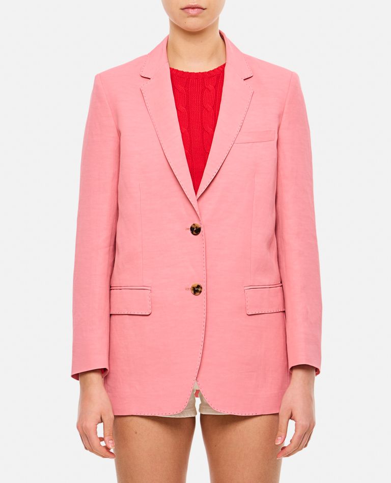 Alberto Biani Single-breasted Blazer In Rose