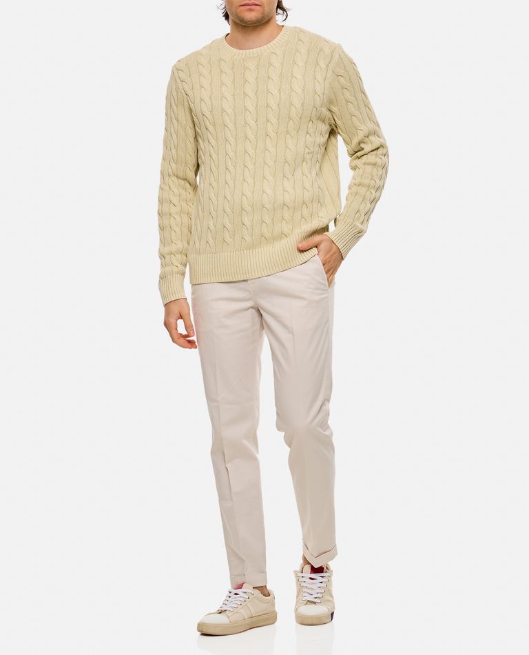 Fay Capri Trousers In White