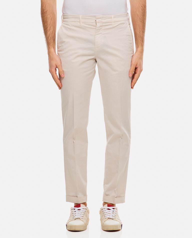 Fay Capri Trousers In White