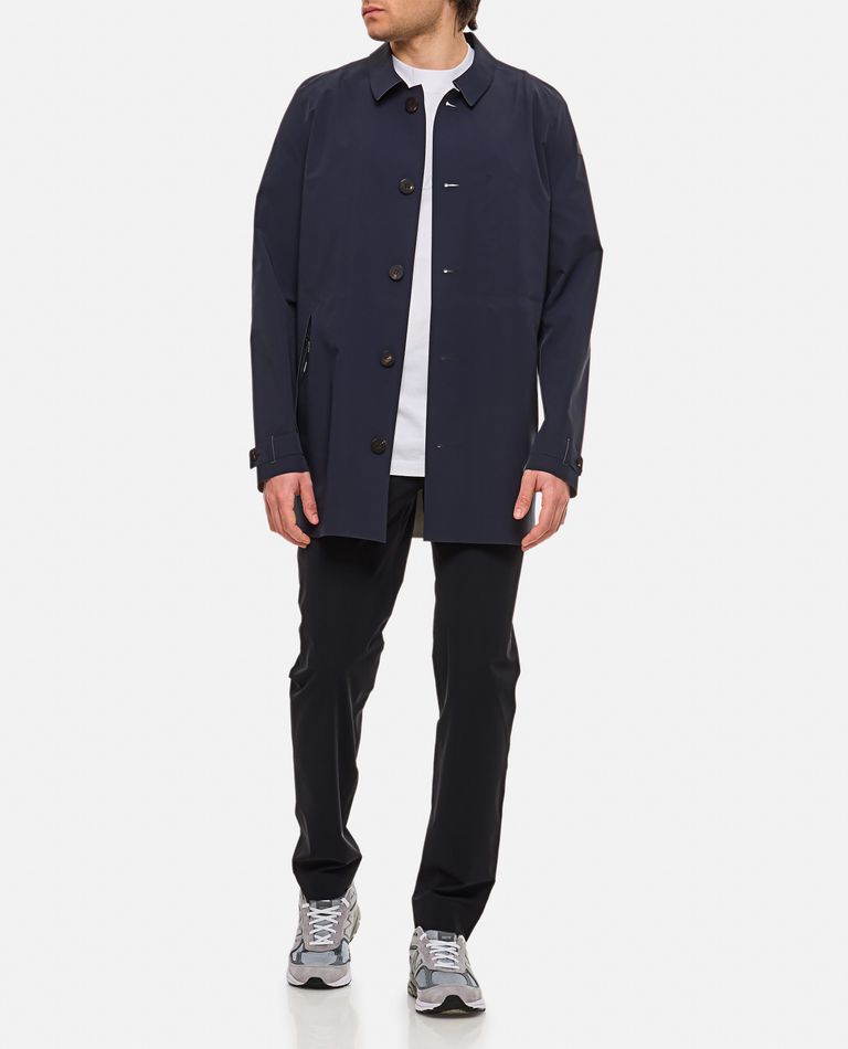 Roberto Ricci Design Montecristo Color Dust  Trench In Blue