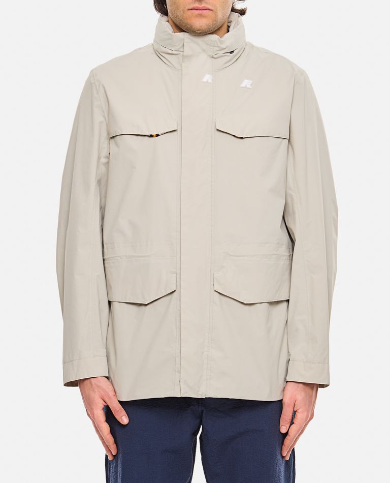 K-way Manuel Ottoman Jacket In Beige