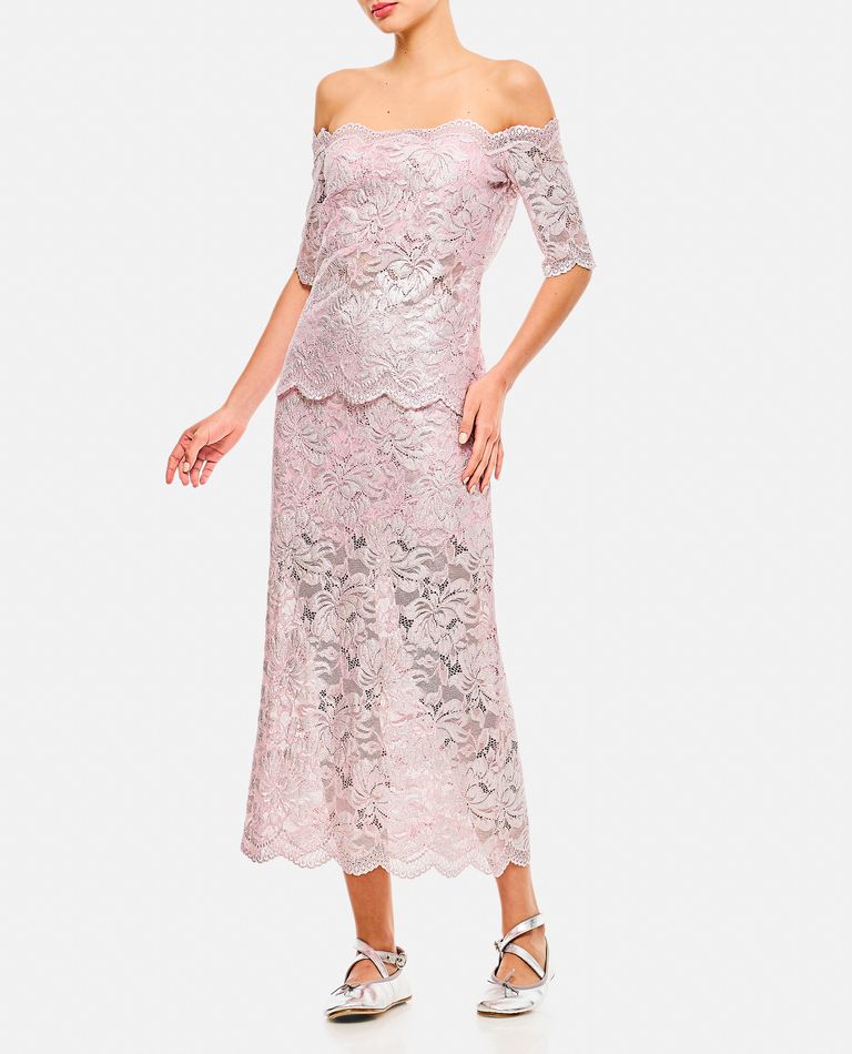 Shop Rabanne Skirt In Rose