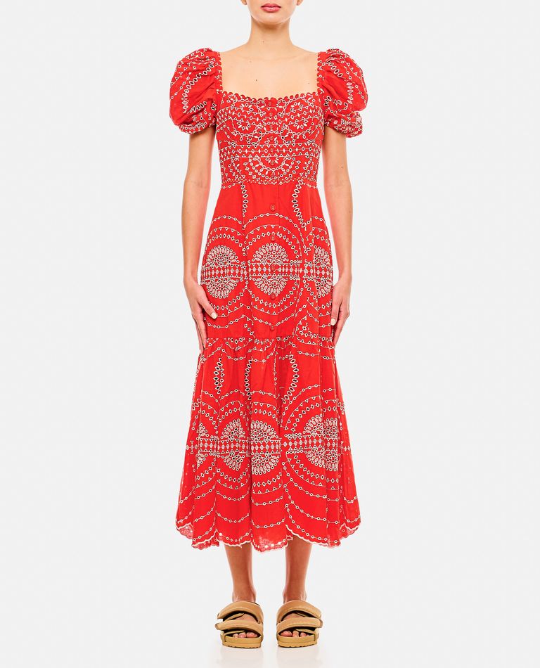 Shop Charo Ruiz Dress In Red