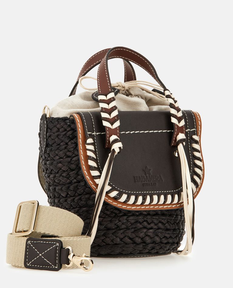 Cuba Lab Habanera Leather Handbag In Brown