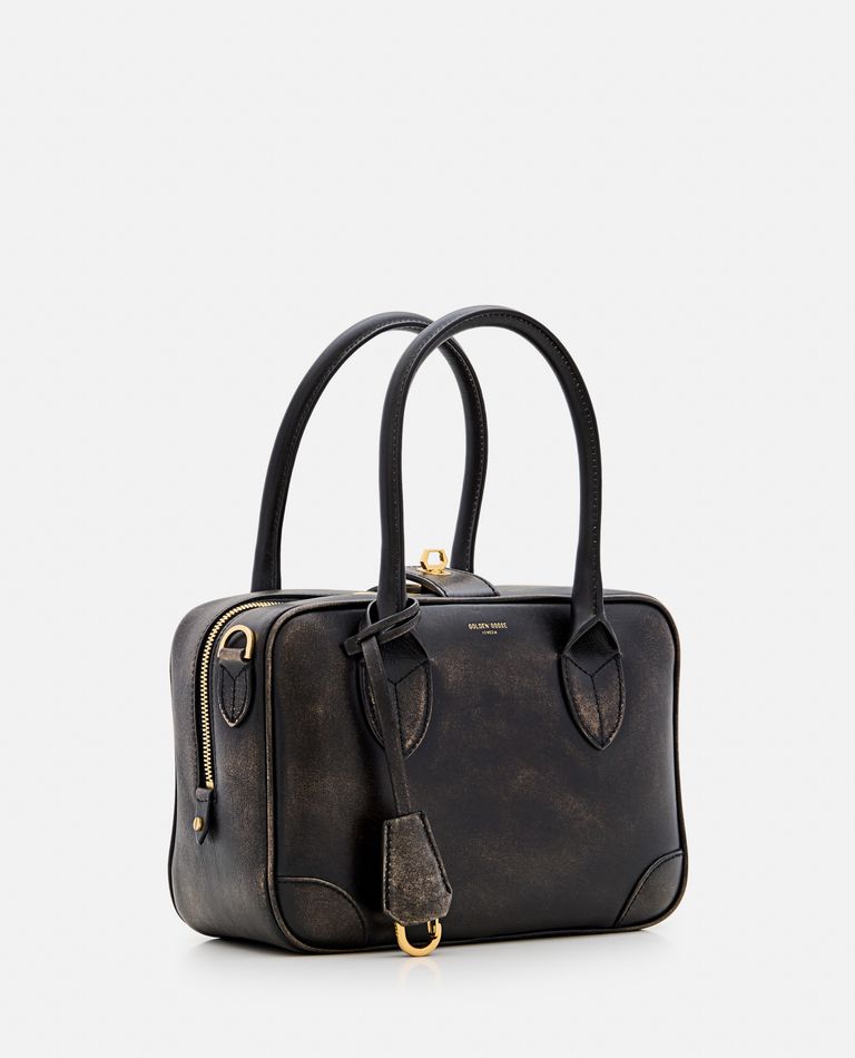 Golden Goose Women's Vintage Effect Leather Life Bag In Black