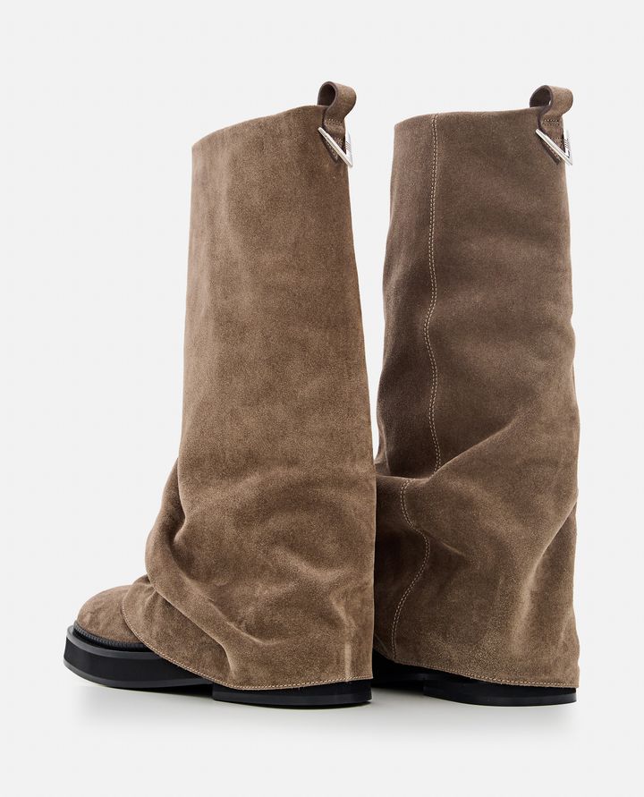 The Attico - SUEDE ROBIN COMBAT BOOTS_3