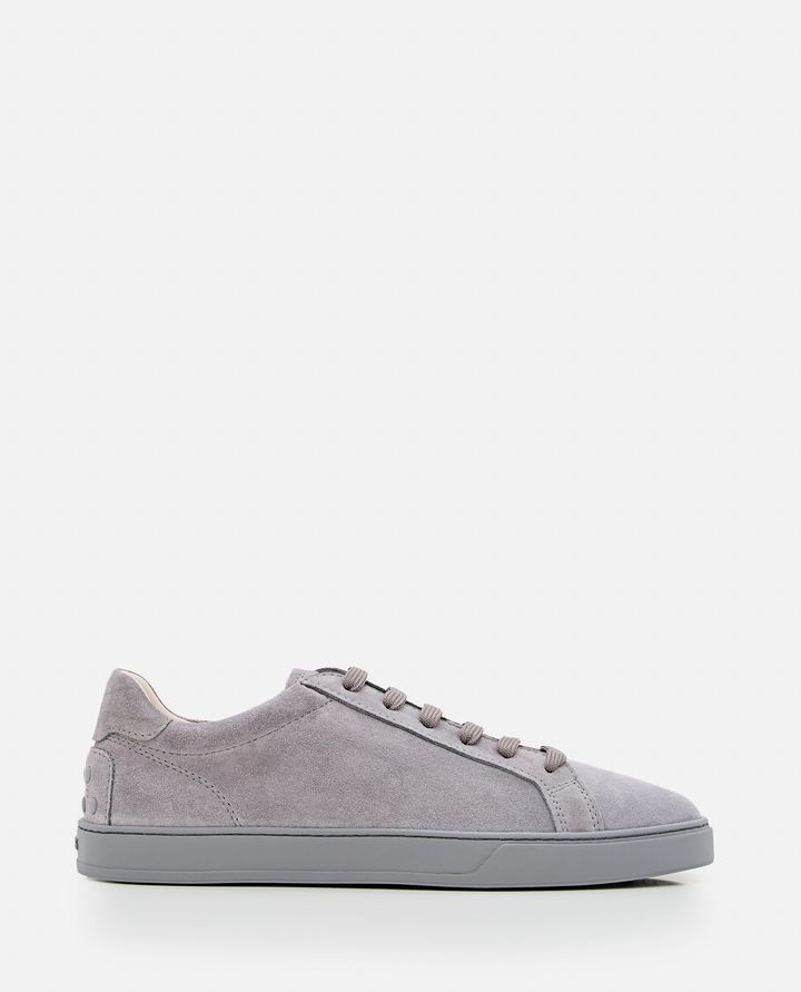 Tod's - GREY SUEDE SNEAKERS_1
