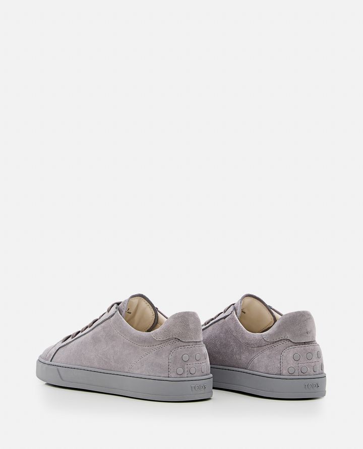 Tod's - GREY SUEDE SNEAKERS_3