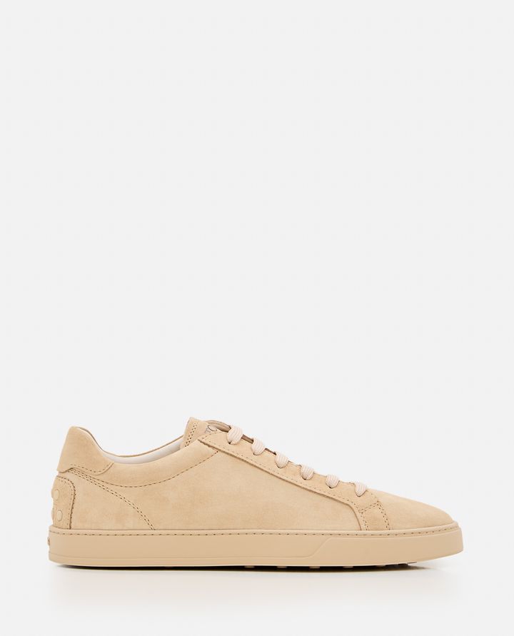 Tod's - BEIGE SUEDE SNEAKERS_1