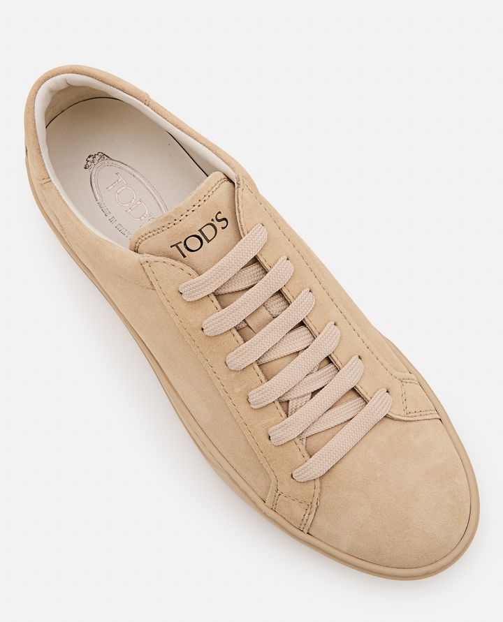 Tod's - BEIGE SUEDE SNEAKERS_4