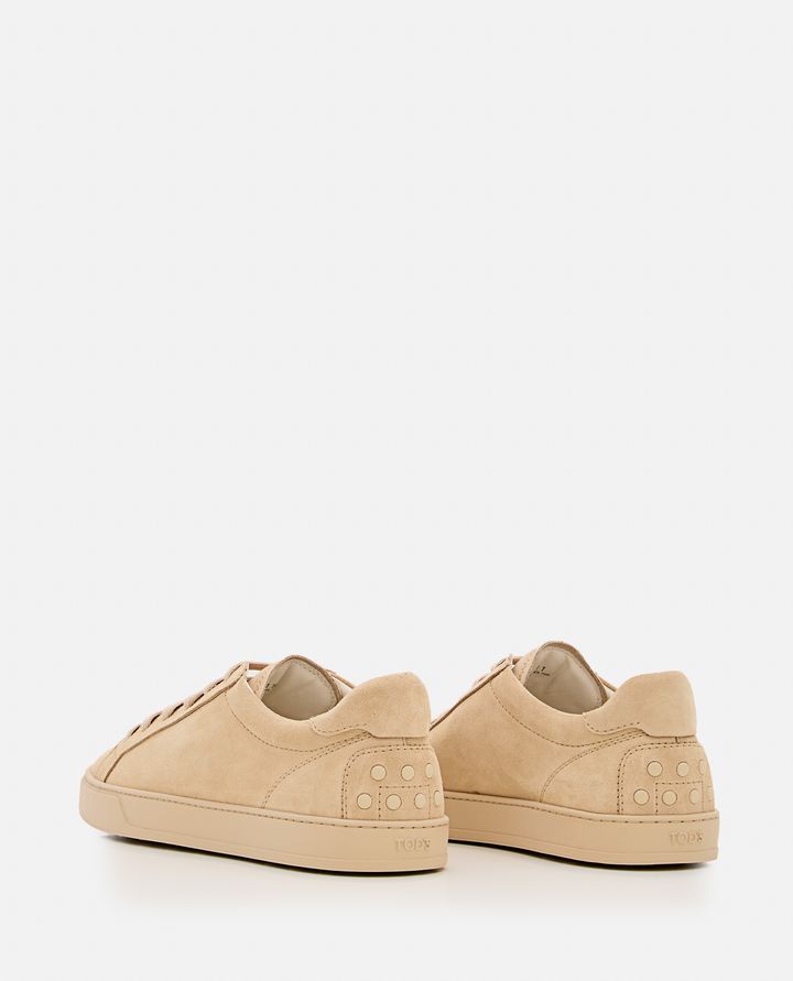 Tod's - BEIGE SUEDE SNEAKERS_3