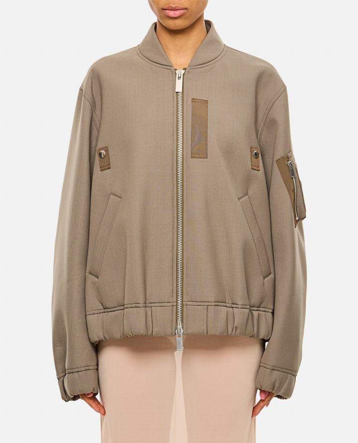 Sacai - SUITING BONDING BLOUSON_1