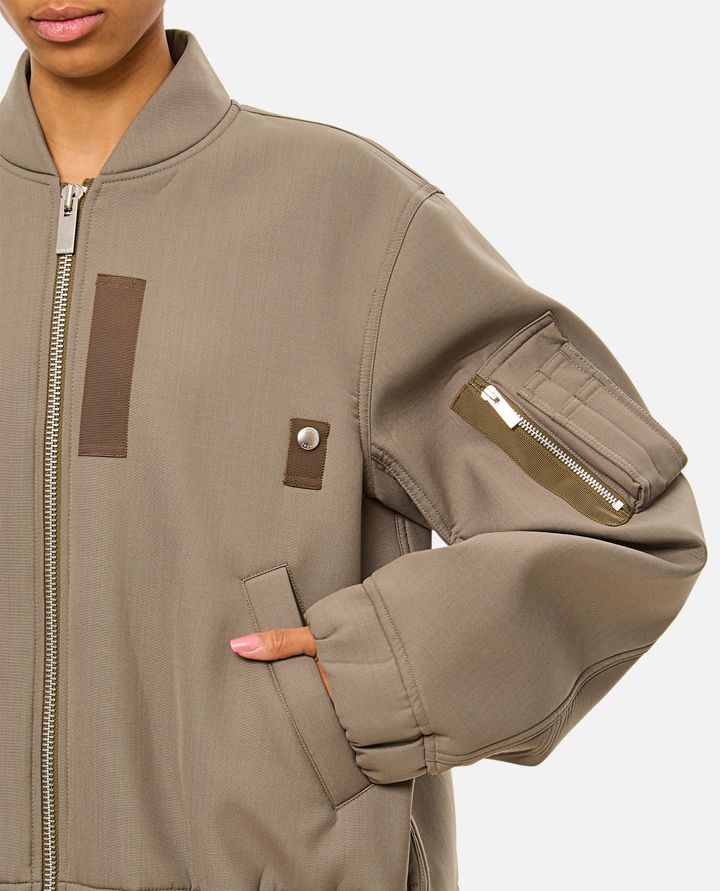 Sacai - SUITING BONDING BLOUSON_4