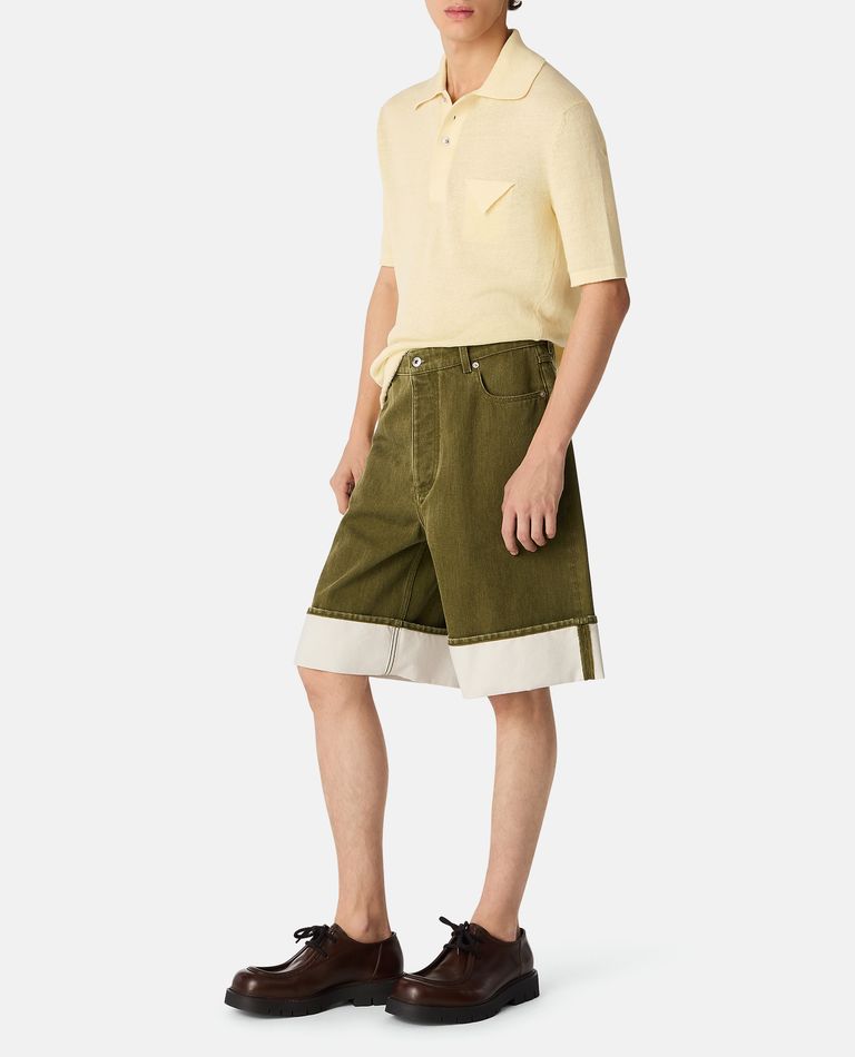 Bottega Veneta Short Pants Stone Washed
