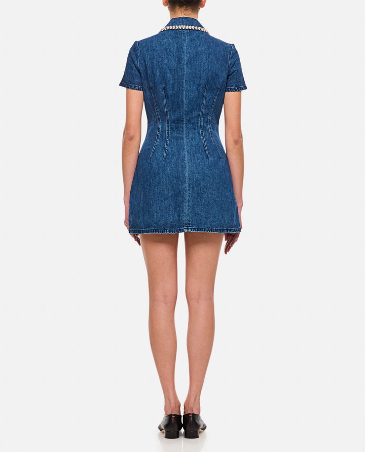 Self-Portrait - MINI ABITO DENIM_3