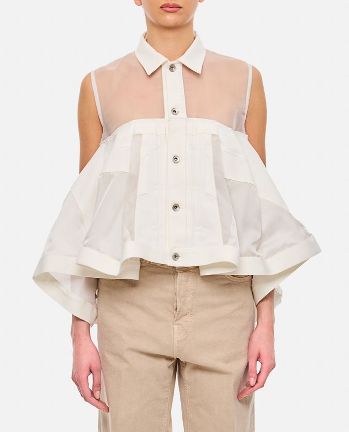 Sacai - DENIM MIX SHIRT_1