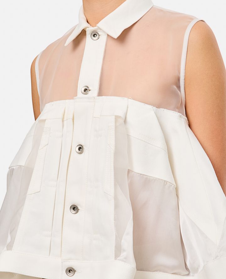 Sacai - DENIM MIX SHIRT_4