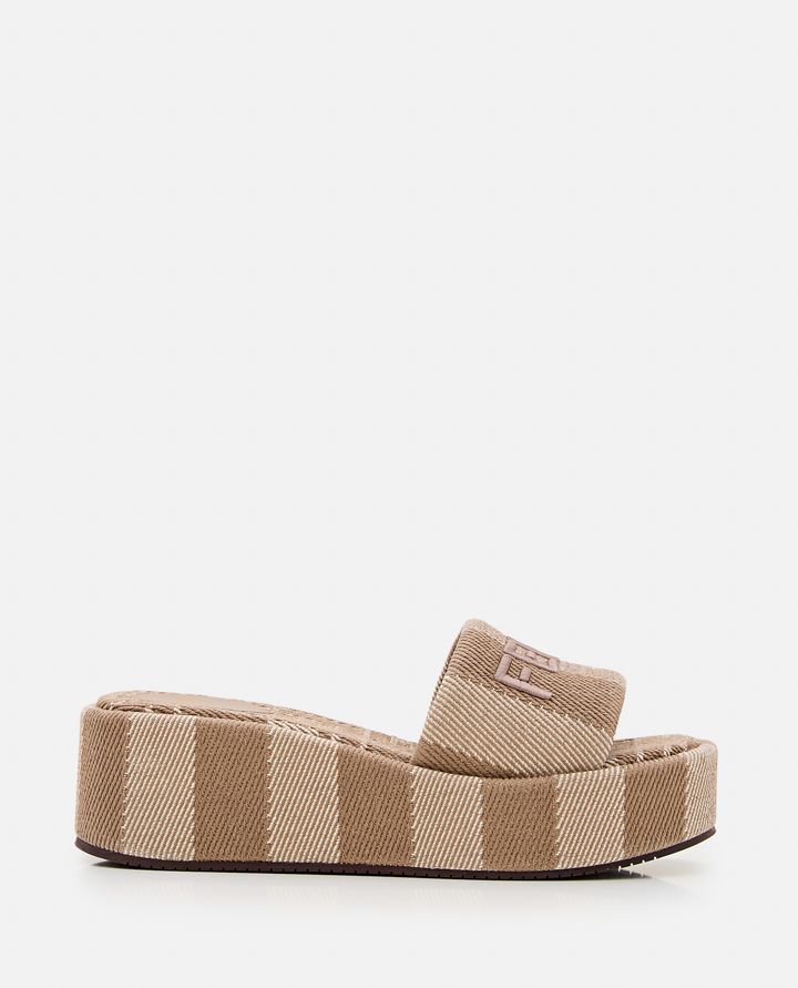 Fendi - JACQUARD SLIDE PLATFORM_1