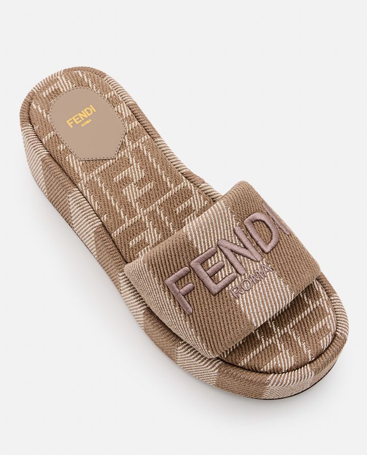 Fendi - JACQUARD SLIDE PLATFORM_4