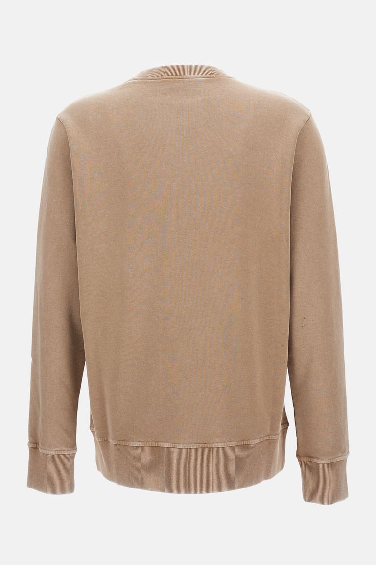 Fendi Felpa Oversize In Cotone Cappuccino Donna