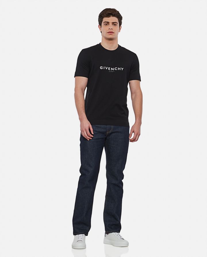 Givenchy - SLIM FIT BLACK LOGO T-SHIRT_8