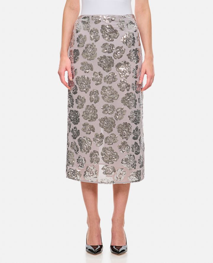 Rotate Birger Christensen - SEQUIN CHIFFON SKIRT_1
