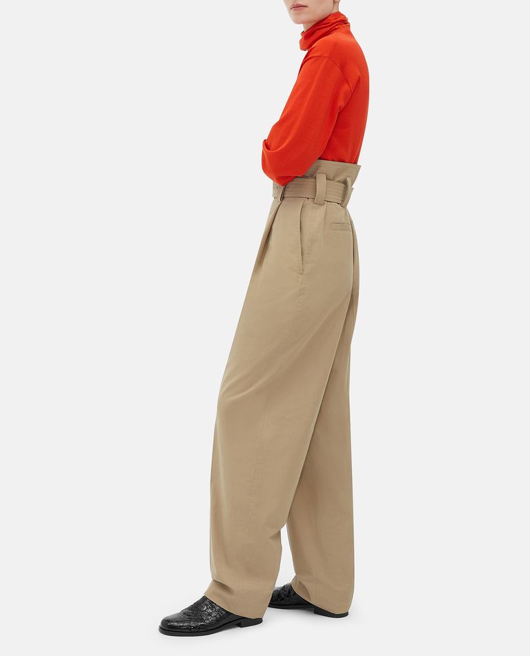 【送料&関税込】Bottega Veneta Compact Cotton Wide Leg COMPACT COTTON WIDE LEG for Women - Bottega Veneta | Biffi