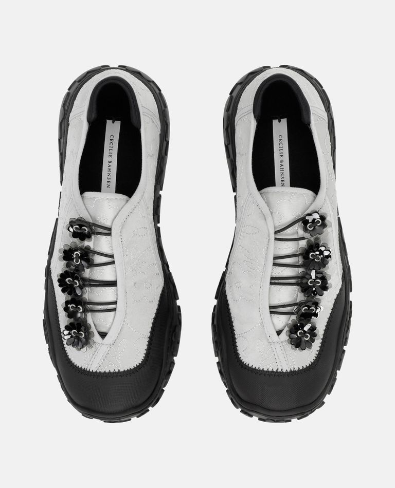ALINA SNEAKER EMBROIDERED SATIN for Women - Cecilie Bahnsen