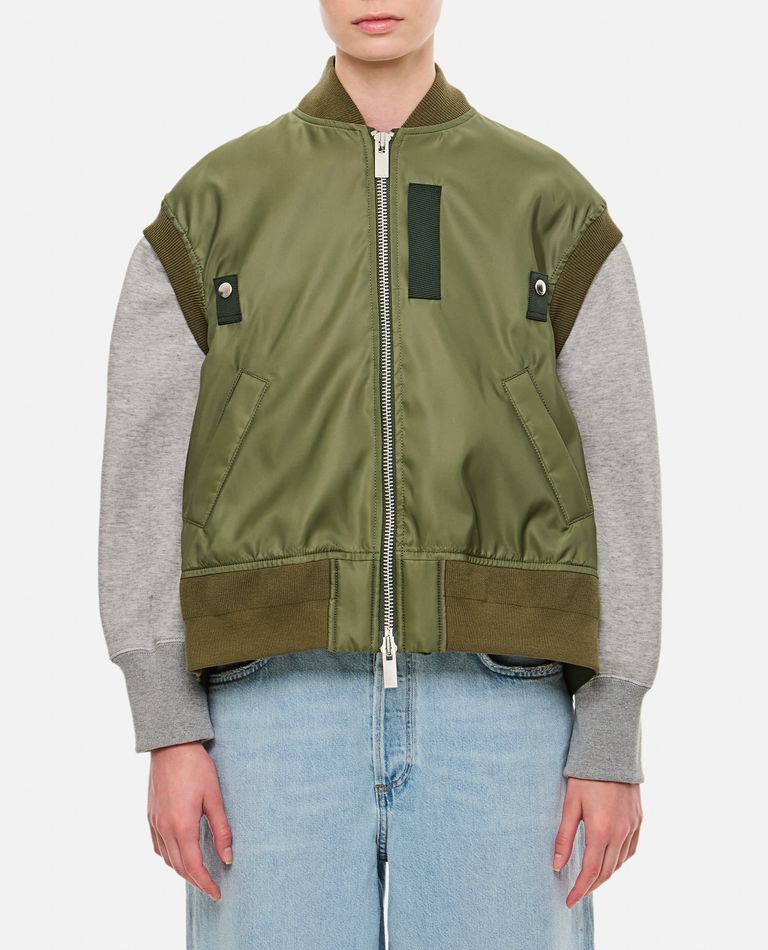 【sacai】Nylon Twill Vest NYLON TWILL VEST da Donna - Sacai | Biffi