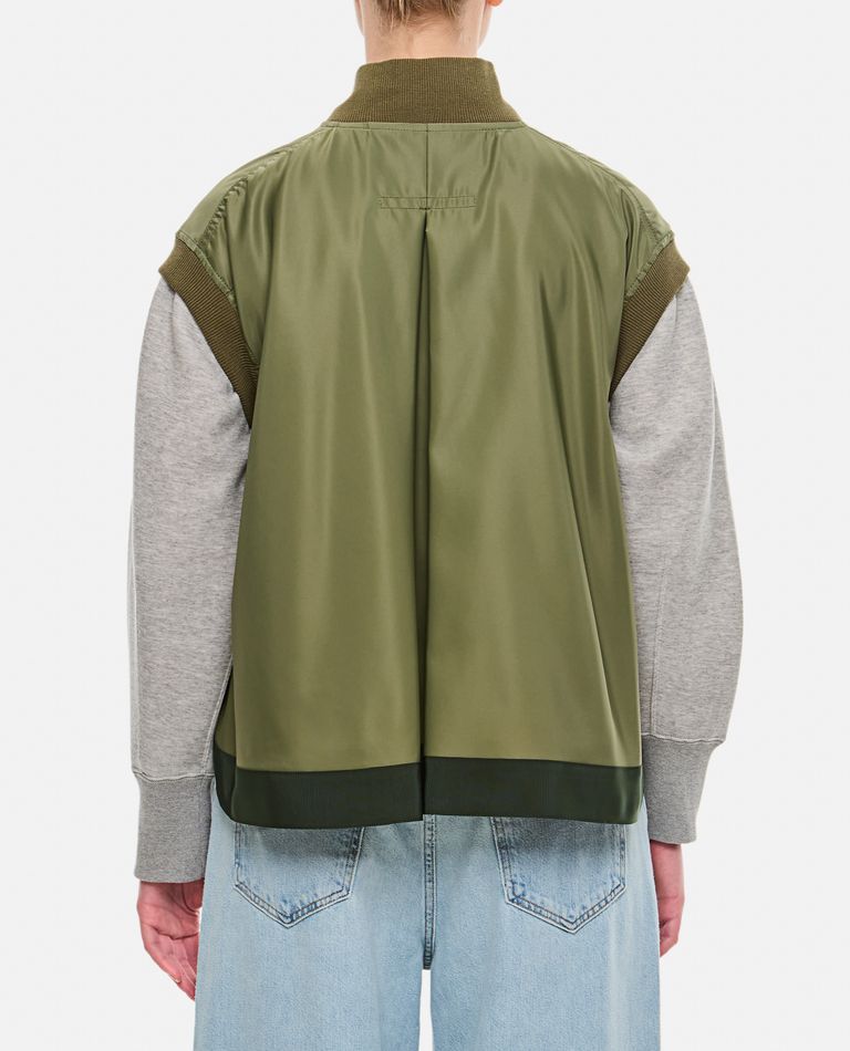 ジャケット Sacai Nylon twill vest jacket Beige NYLON TWILL VEST for Women - Sacai | Biffi
