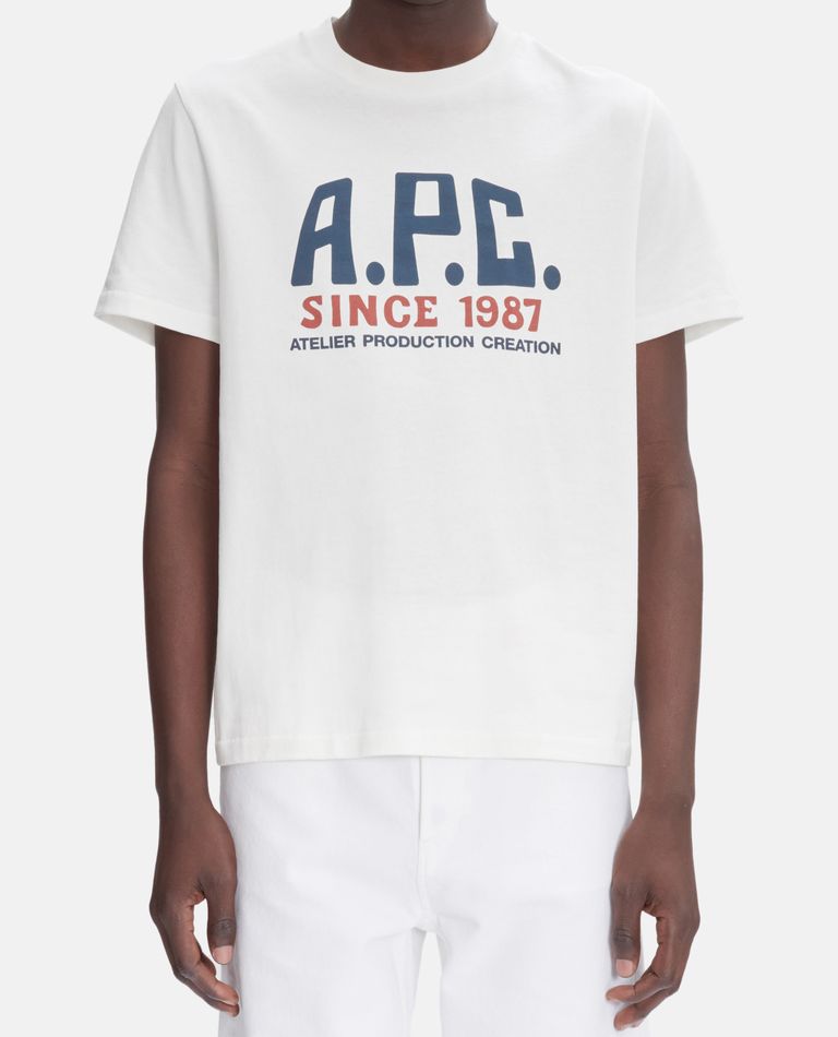Tシャツ・カットソー A.P.C. T-SHIRT PRINT LABEL White Print Label T-shirt by A.P.C. on Sale