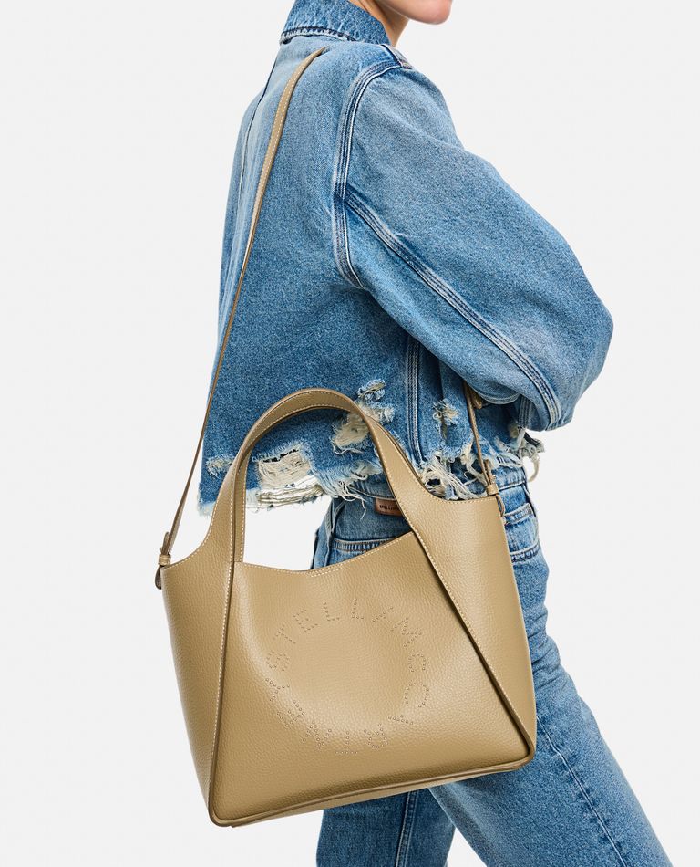 ショルダーバッグ・ポシェット STELLA MCCARTNEY Woman Shoulder bag Beige 234387W9355 2800 SHOULDER BAG WITH EMBOSSED LOGO for Women - Stella McCartney
