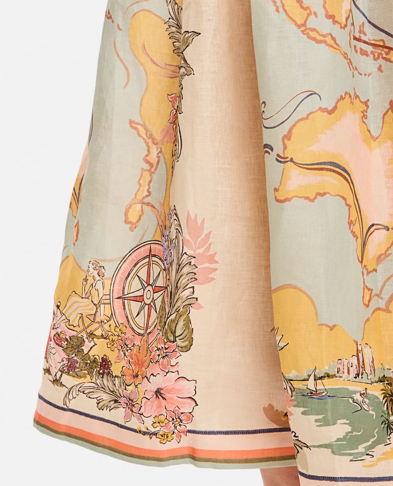 TALLOW MIDI SKIRT for Women - Zimmermann sale | Biffi